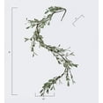 thumbnail image 2 of 4.25 ft. Green Leaves and White Berries Garland, 2 of 2