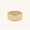 Gold, variant on Unisex Horn Thread Ring Electroplated Durable Alloy Jewelry For Everyday Wear Modern Accessory Everyday Styles