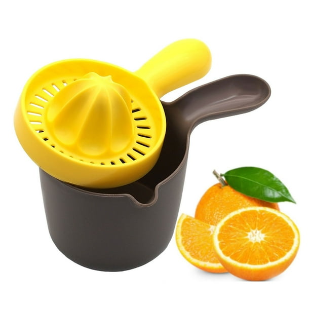 Exprimidor manual de limón | Prensa portátil para naranjas, pomelos y limones | Herramienta de cocina compacta para jugo fresco en cualquier lugar | Fácil de limpiar y guardar