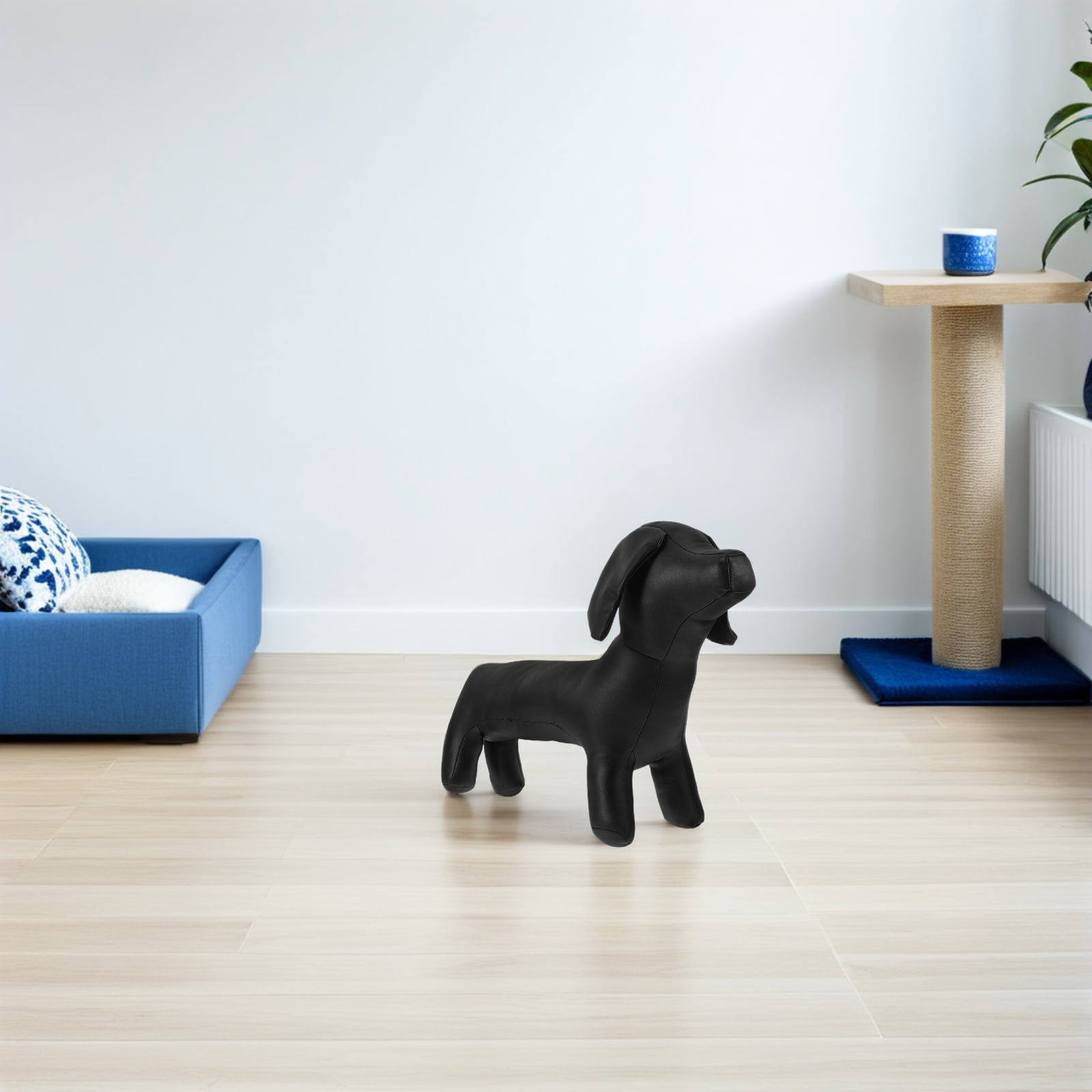 BESTYASH Realistic Pose Dog Mannequin Stand for Pet Clothing Display with Stable Base