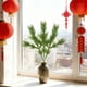 thumbnail image 4 of Decoraciones de Pascua, adornos de Pascua, regalos de Pascua, ramas artificiales verdes de Pascua, agujas de pino de primavera y ramas de frutos rojos, decoración del hogar, plantas de plástico., 4 of 6