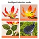 thumbnail image 4 of Luces de estaca de flores solares Luces de llama falsa LED para exteriores | Decoración de jardín de plástico impermeable | Iluminación de paisaje con energía solar para el camino del patio | Rojo |, 4 of 7