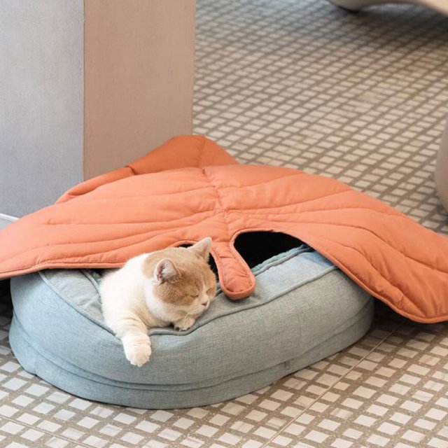 Baohd Foldable Kennel Blanket For Easy Storage Thread Collection Is Complete And Not pink 120*110 cm