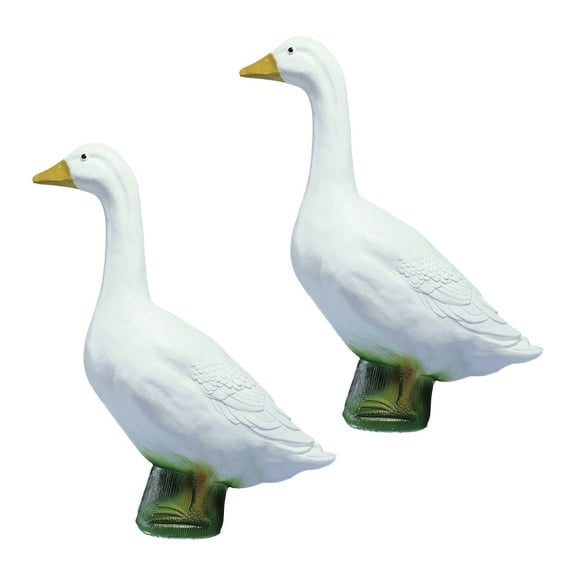 Union Products Wild Goose Outdoor Lawn and Garden Statue, 23" Tall Figurine, 2 Pack