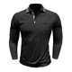 thumbnail image 5 of pstuiky Camisas de manga larga de invierno para hombre, Cárdigan informal de manga larga con botones y bolsillo para hombre camisetas de hombre l, 5 of 7