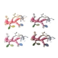 thumbnail image 2 of 4 Piezas de Adorno de Botones Artesanales de Parte Posterior Pna de de Imitación de Aleación Pájaro de 48x33 mm, 2 of 9