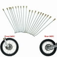 thumbnail image 3 of Motorcycle Wheel Wire Spoke Nipples 36 Pieces 21Fron Inches 18 19Rear Bicycle Caps For CRF 125 250 450 BOSUER M2M4M6 KAYO K6 T6, 3 of 7