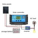 thumbnail image 4 of Regulador regulador de carga de del Panel Solar 60A, regulador inteligente con puerto USB Dual y pantalla LCD PWM, 4 of 9
