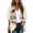 Khaki, variant on 4th of July Lightweight Cardigans for Women Stars Stripes Half Sleeve Patriotic Kimono Cover Ups Summer Tops Beige M