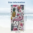 thumbnail image 3 of Cute Flamingo Girly Printed Microfiber Sand Free Pool Towel Lightweight Oversized Quick Dry Absorbent Compact Travel Must Have for The Swimming, Yoga, Camping, Summer Cruise Shi, 3 of 8