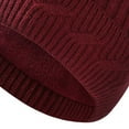 thumbnail image 4 of ktowifly Fleece Lined Knitted Caps for Women Men Winter Warm Thermal Ribbed Solid Color Ribbed Trendy Hat, 4 of 5