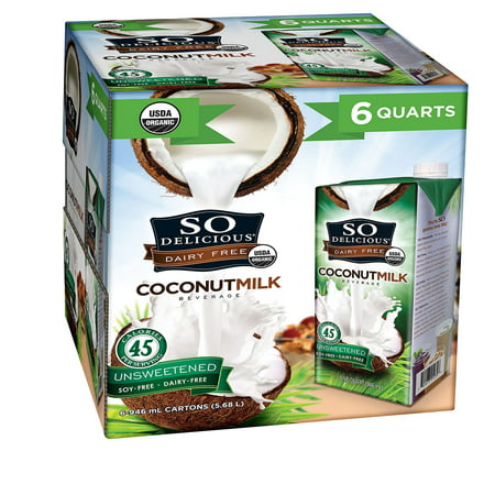 (6 Pack) So Delicious Dairy Free Organic Coconut Milk 32 fl.
