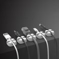 thumbnail image 3 of Data Line Fixers Silica Gel Fixator cable holder data Square Wire Cord Fixed Clip Holders Mobile Phone USB Cable Organizers, 3 of 5