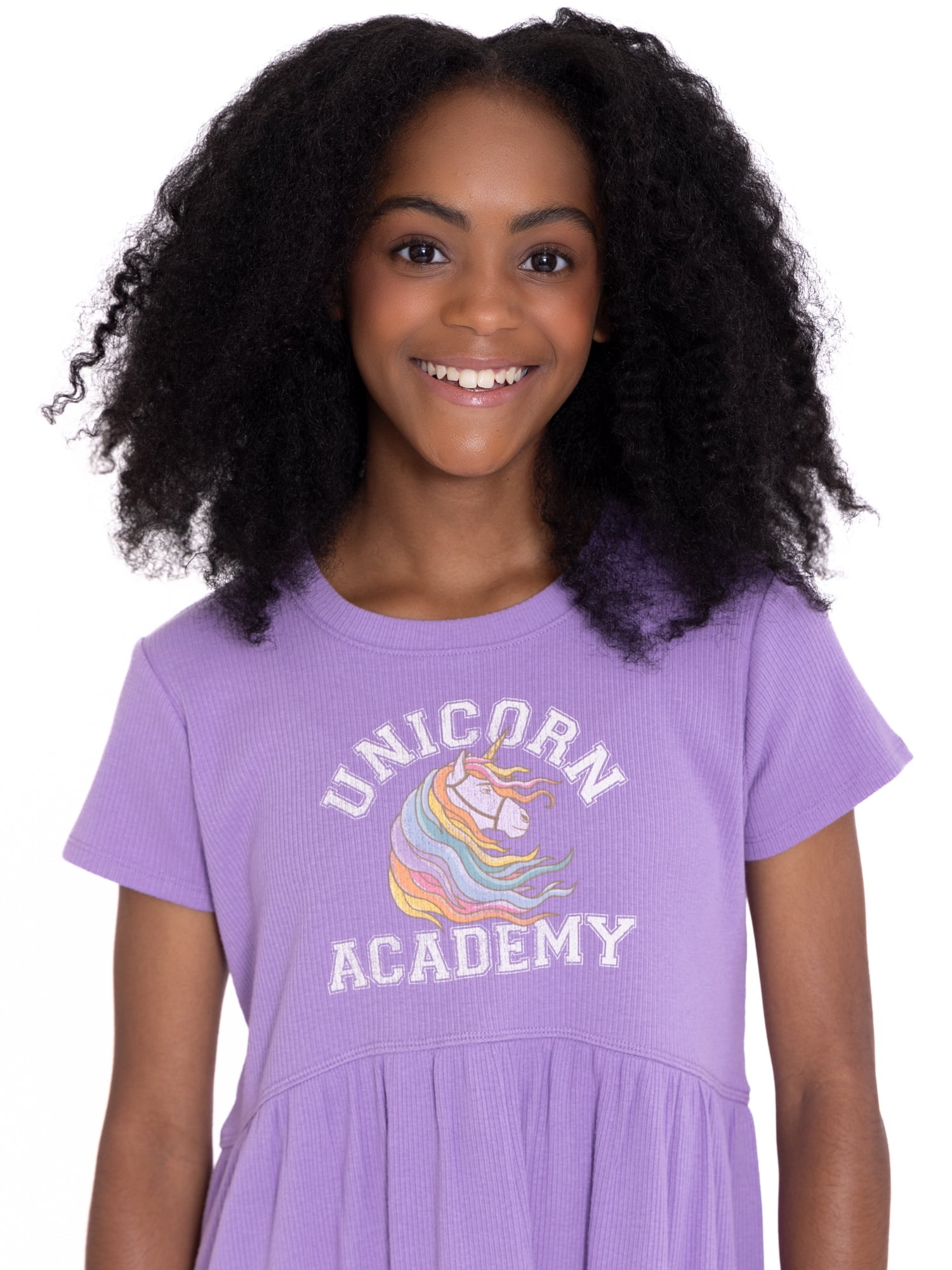 Union Academy Comfort Fit Graphic Short Sleeve Dress, 6-6X (Girl's)