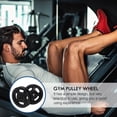 thumbnail image 3 of Mobutofu Pulley for Weights Simple Design Black 100Mm 25Mm 2Pcs, 3 of 4