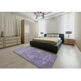thumbnail image 5 of Ahgly Company Machine Washable Indoor Rectangle Traditional Purple Area Rugs, 2' x 5', 5 of 7