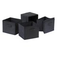 thumbnail image 1 of Cestas Plegables Ergode Capri Juego de 4 Tela Negra 22411-VV, 1 of 1