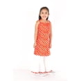 thumbnail image 4 of Ahhaaaa Cotton Leheriya Print Sleeveless Kurti-Sharara Set for Girls, 4 of 5