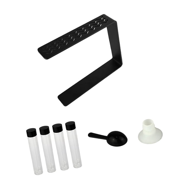 Abbracc 4 Tubes Single Dose Coffee Bean Storage Coffee Bean Dispenser for Pantry Bar