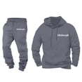 thumbnail image 4 of SGMVNU Men Sweatsuits Sets Two Piece Hoodie Tracksuit Soft Athletic Workout Wear Soft Jogger Outfit Streetwear Suit Casual Athletic Jogging Suit for Men(Grey, L), 4 of 4