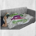 thumbnail image 6 of Jacob Soft Flannel Fleece Blanket, Balloon Font Design Widespread Traditional Male Name Cheerful Digital Boyish Design, Cozy Plush for Indoor and Outdoor Use, 60" x 80", Multicolor, by Ambesonne, 6 of 6