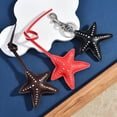 thumbnail image 4 of SmartBy Keychain Pendant Hand-Stitched Rivets Imitation Leather Star Shape Lightweight Bag Charm Keys Suitcases Accessory, 4 of 8