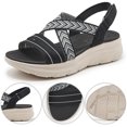 thumbnail image 1 of Sandalias Planas Con Cruzadas para Mujer Antideslizante Transpirable Viajes Al Aire Libre, 1 of 9