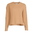 thumbnail image 5 of Time and Tru Knit Long Sleeve Crewneck Top, 5 of 5