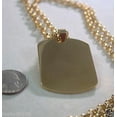 thumbnail image 4 of GOLD IPG PLATED X LARGE PENDANT  DOG TAG SOLID  STAINLESS STEEL NECKLACE, 4 of 5