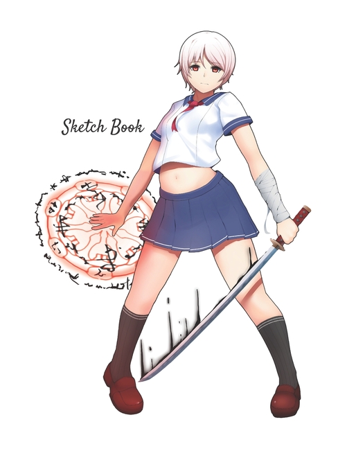Sketch Book Anime Themed Personalized Artist Sketchbook For Drawing