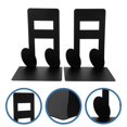 thumbnail image 4 of 1 Pair of Book Organizer Hollowed out Note Modeling Book Ends File Book Holders, 4 of 4