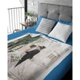 thumbnail image 3 of Personalised Blanket Custom with Picture Text Throw Blanket, Customized Photo Gift Birthday, Holiday, for Dad, Mom, Kids, Pet, Friends or Couples (1 Photo), 3 of 5