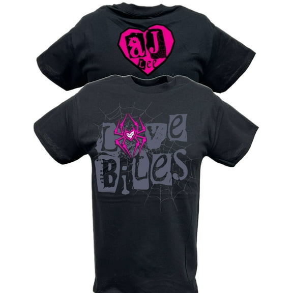 AJ Lee Love Bites Spider Web T-shirt