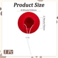 thumbnail image 2 of 1 pc Wool Felt Cat Hats Pet Supplies Flat Round Red 153x29mm Inner Diameter: 70mm, 2 of 5
