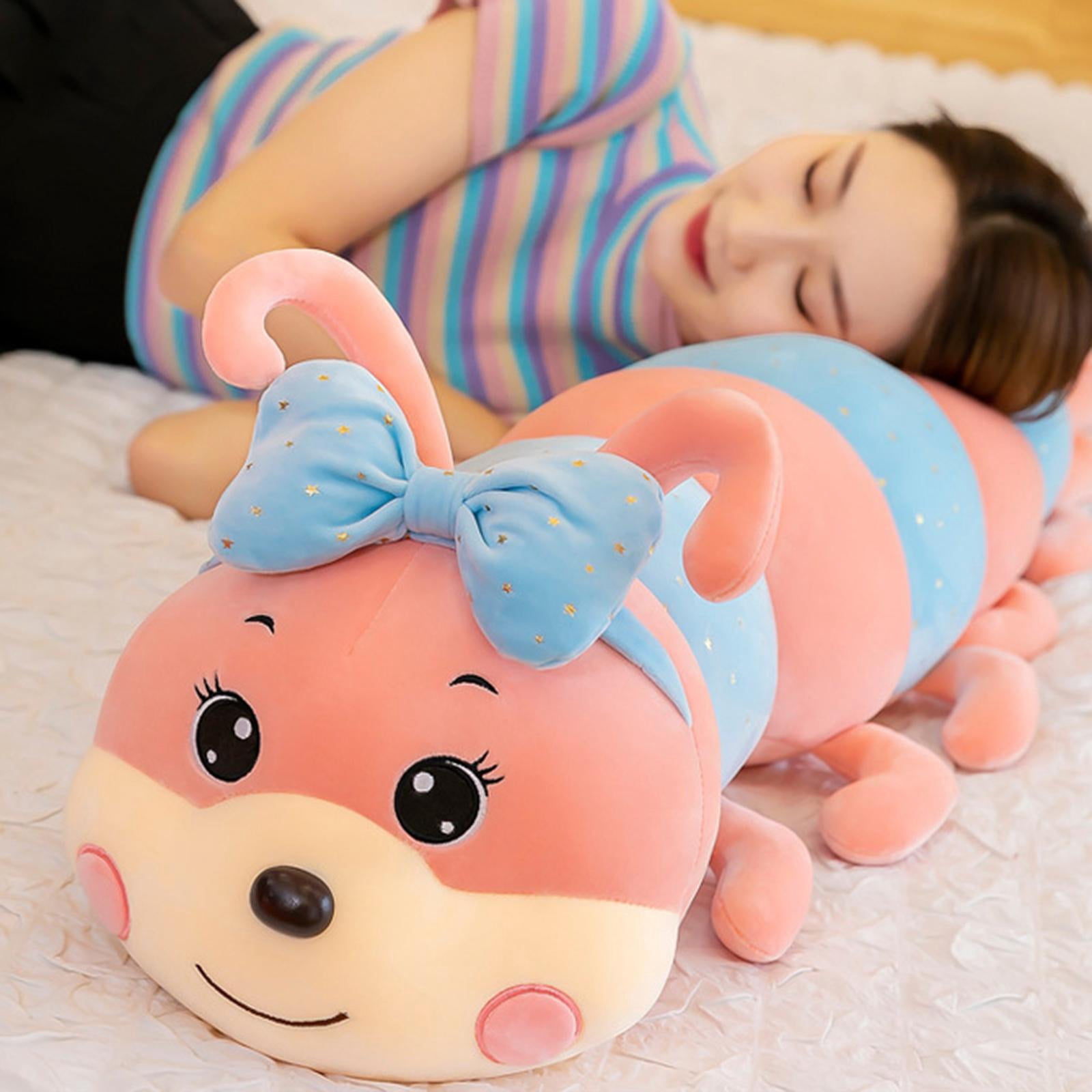 Almohada De Oruga De Felpa – 50 Cm De Suave Peluche Para Niños Y Decoración Del Dormitorio