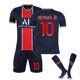 thumbnail image 1 of Kits de fútbol Camiseta de fútbol Camiseta de entrenamiento Traje 21/22 Niños-20 21 PSG Local Neymar 10-S BmatwkZeng Bmatwk Jersey, 1 of 1