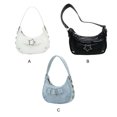 thumbnail image 4 of Minnieouse Bolso de hombro ligero y portátil para personas que viajan, bolso de hombro para las axilas, bolsos para las axilas Bolsas de mensajero y de hombro negro, 4 of 6