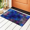 thumbnail image 2 of Blue Vintage Texture Rugs Doormat, Non-Slip Absorbent Door Mat Front Back Doormat Entryway Rugs 36"x24", 2 of 8