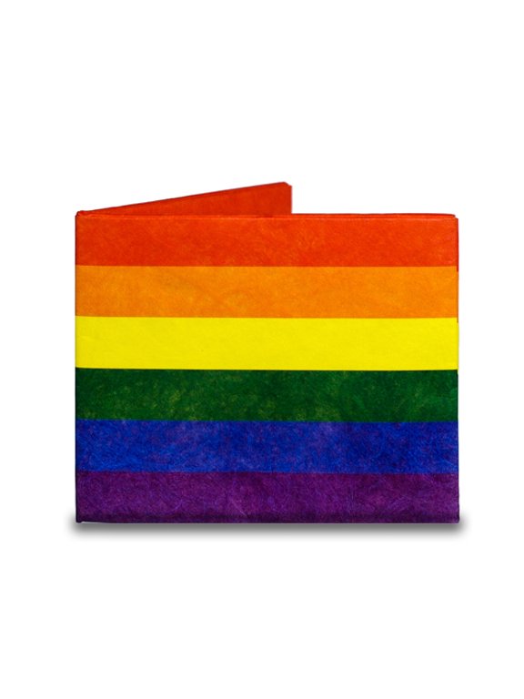 Dynomighty, Original Tyvek Wallet - Pride Colourful / One Size / Water / Stain / Tear Resistant - Be Mighty!