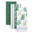 thumbnail image 2 of Martha Stewart Herbs Kitchen Towel Cotton Kitchen Towel Set, Multicolor, 3 Piece, 2 of 5