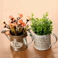 thumbnail image 4 of Bigstone Vintage Letters Engraved Garden Bonsai Plant Flower Iron Watering Can Pot Kettle, 4 of 9