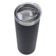 thumbnail image 3 of Vasos de viaje de 20 oz con tapas Taza de aislamiento al vacío de acero inoxidable de doble pared Taza de hielo de café con aislamiento portátil Negro, 3 of 5