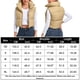 thumbnail image 3 of Chaleco sin mangas para mujer, chaleco con cuello levantado a la moda, chaqueta cálida acolchada, ropa de abrigo cálida, 3 of 7
