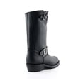 thumbnail image 3 of Grinders Unisex Black Smooth Sole Western Leather Boots-Rebel, 3 of 6