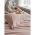 thumbnail image 4 of Zhuge Bed Sheets Set, Bedding Sheets Pillowcases Kit, Twin Bed Set, Hotel Bedding, Home Decor(Pink), 4 of 5