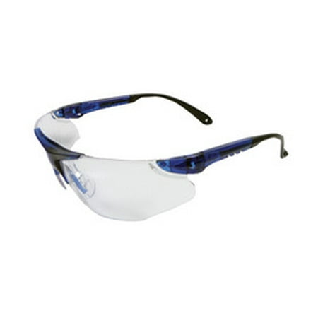 

Radnor Elite Series Safety Glasses With Blue Frame And Clear Lens (18 Pack)