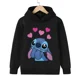 thumbnail image 2 of Sudadera con capucha Kawaii Lilo Stitch para niños y niñas, ropa de moda para bebés, sudadera de punto cálida de otoño, 2024, 2 of 5