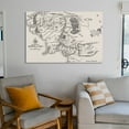 thumbnail image 6 of Map of Middle Earth Room Aesthetic Poster Print Art Wall Painting Canvas Posters Gifts Modern Bedroom Decor 16x24inch(40x60cm), 6 of 6