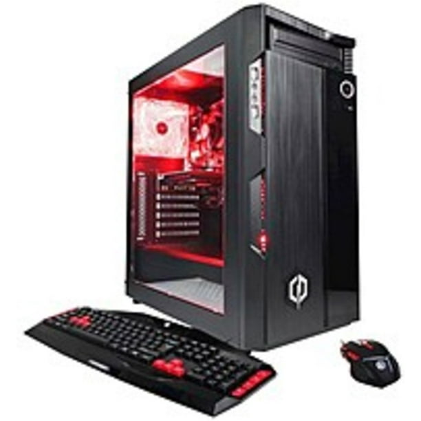 Refurbished Cyberpowerpc Gamer Ultra Gua600 Gaming Desktop Pc Amd Fx 6300 3 5 Ghz 6 Core Processor 16 Gb Ddr3 Sdram 2 Tb Hard Drive Windows 10 Home 64 Bit Black Red Walmart Com Walmart Com