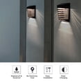 thumbnail image 4 of Lámpara de pared de decoración solar Patio exterior Atmósferas impermeables Luz LED Lámpara de ilum Eccomum Lámpara de exterior, 4 of 7